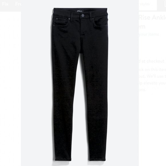 STS BLUE Emma Mid Rise Ankle Skinny Jean with Finished Hem - Picture 3 of 6